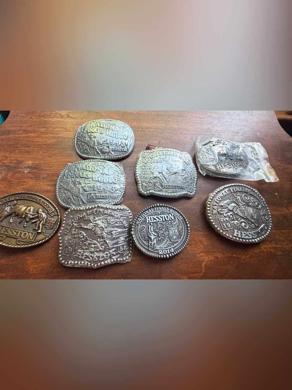 8 Hesston National Finals Rodeo NFR Belt Buckles Collectable (multiple dates)